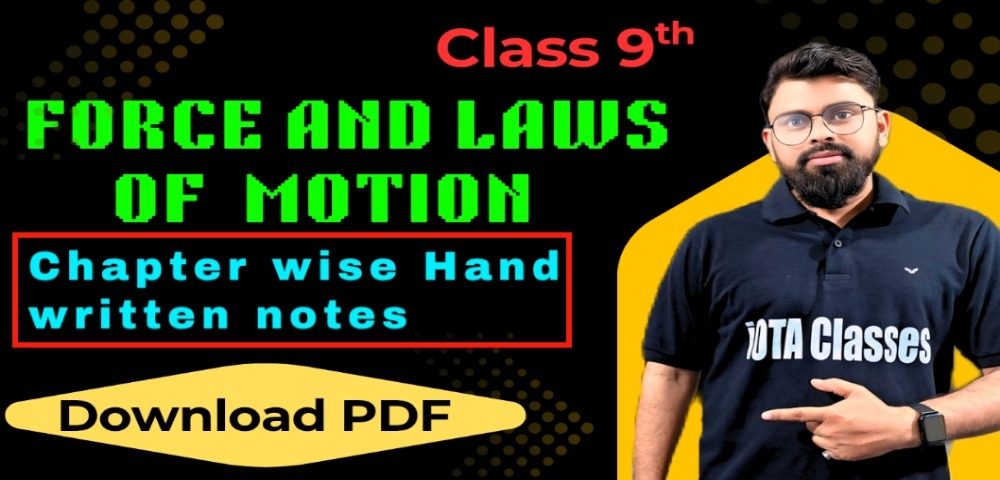 Force and Laws of Motion