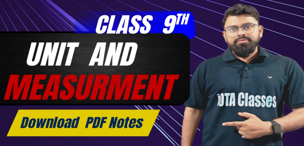 Units and Measurement Class 9