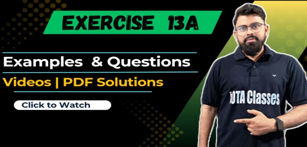 RS Aggarwal Exercise 13 A Examples 1 to 41